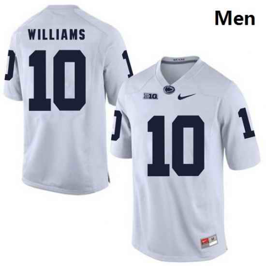Men Penn State Nittany Lions 10 Trevor Williams White College Football Jersey